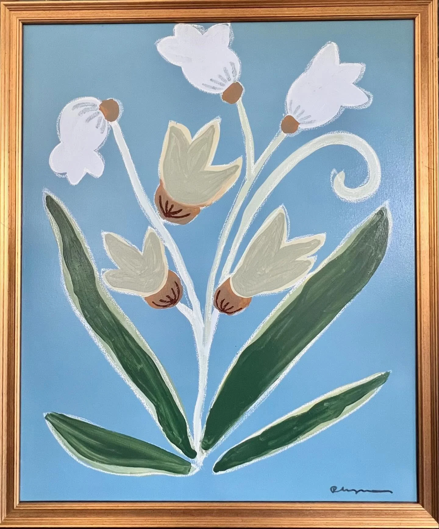 Several new layered botanic paintings are blooming in the studio this spring. These will be available online as part of the @thehardingartshow April 29-May 2.

I was inspired by the fresh pops of color as new growth is blooming in Nashville so I crea