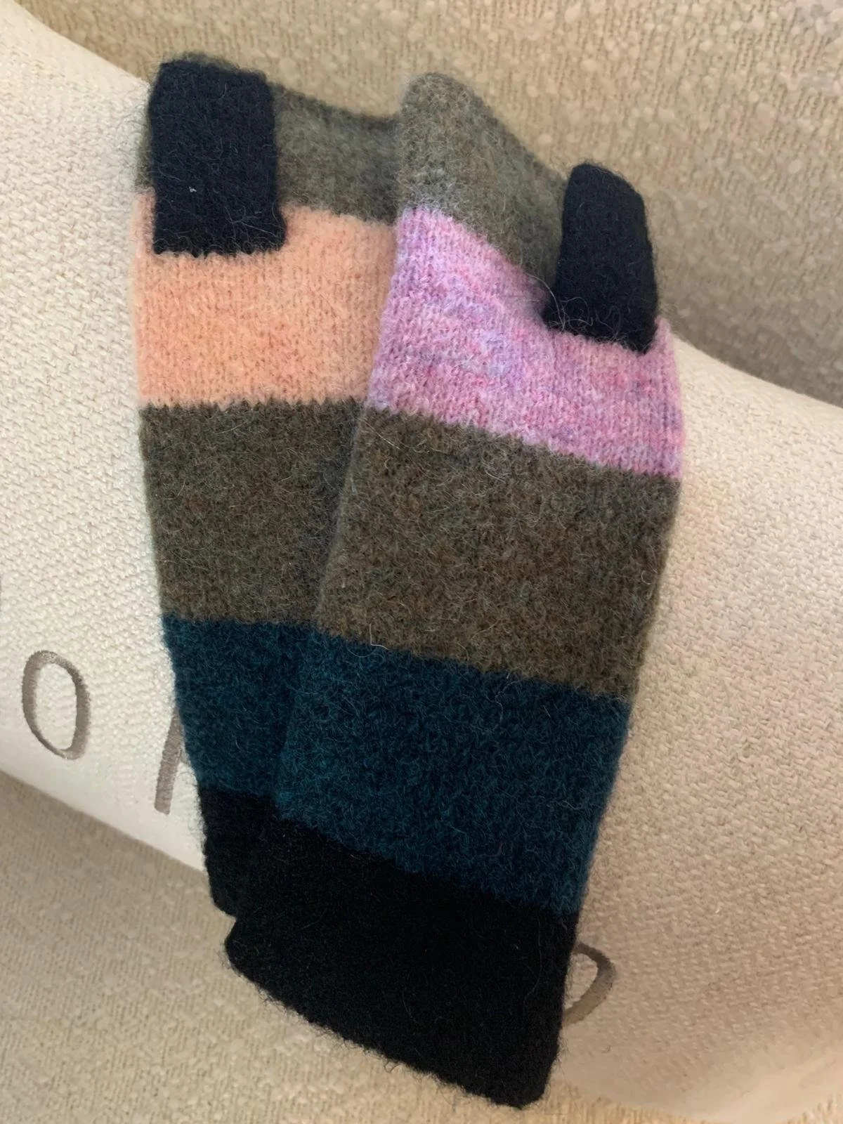 Mohair Fingerless Gloves