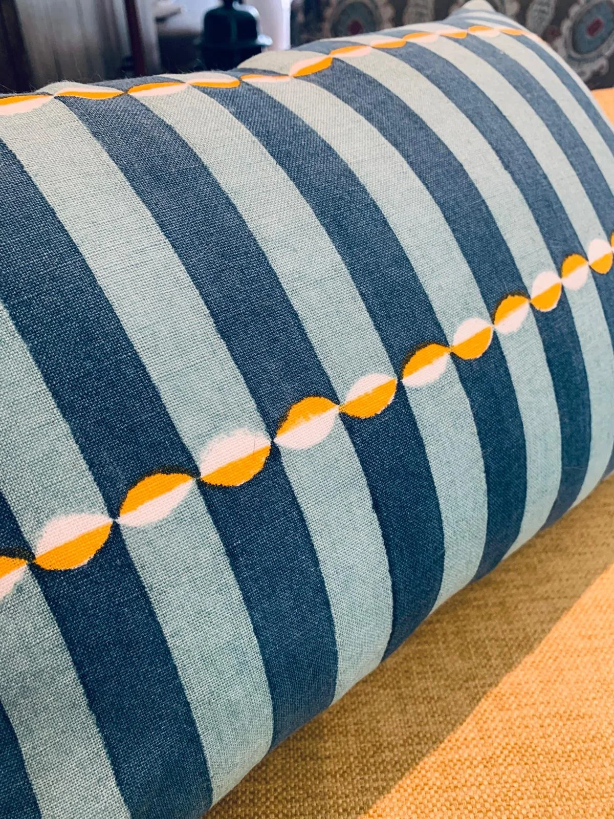 Blockprint Cushion - Horizontal