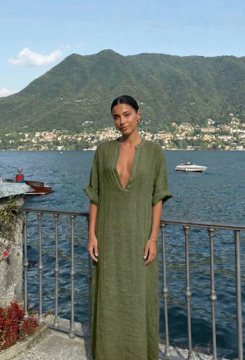 Lindy Kaftan - Khaki