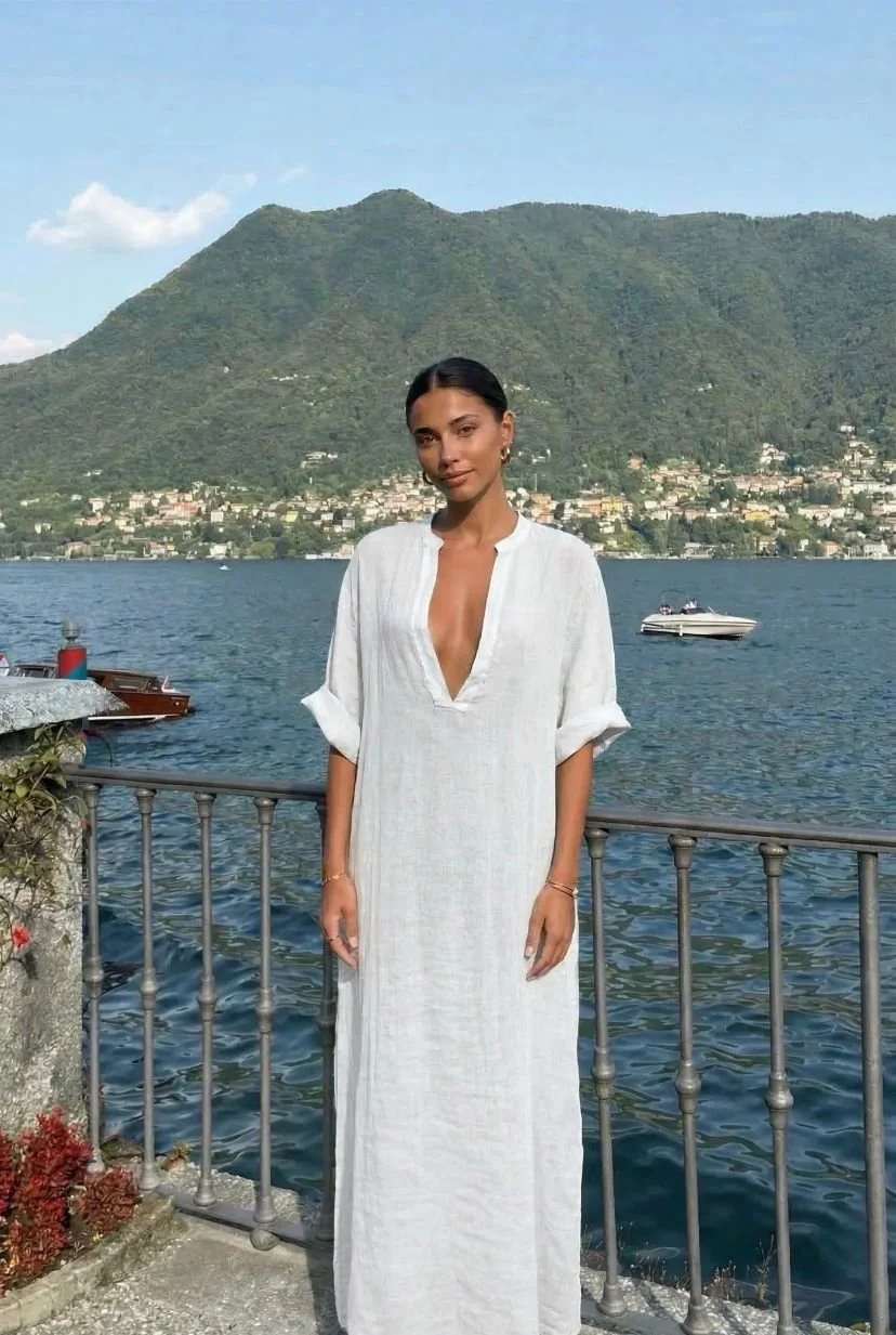 Lindy Kaftan - White