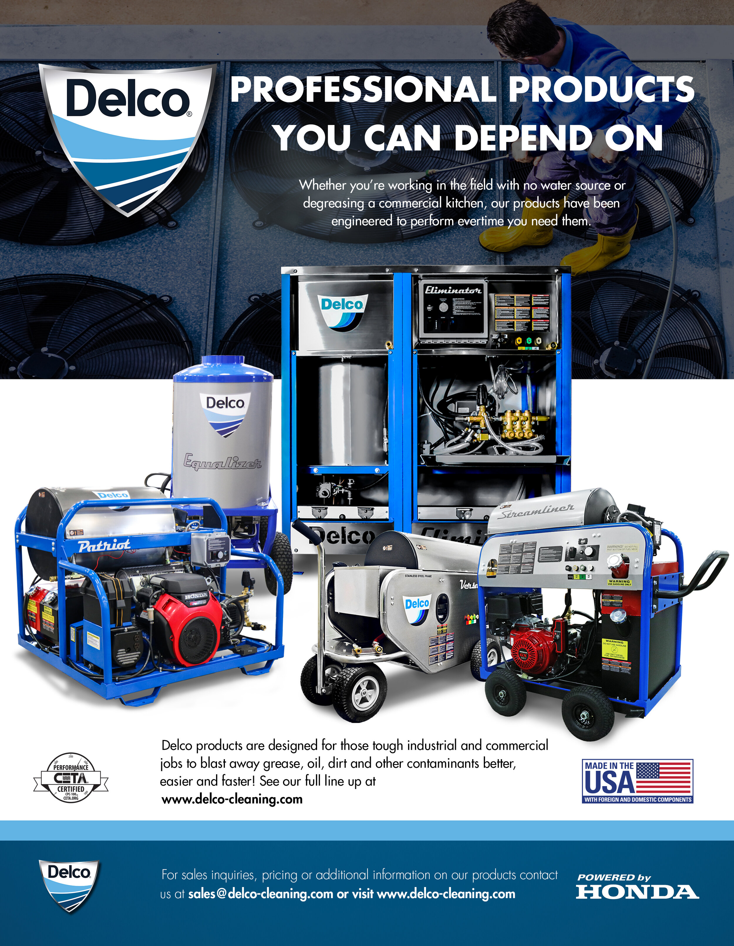 Delco - Promotional Printed Advert. 