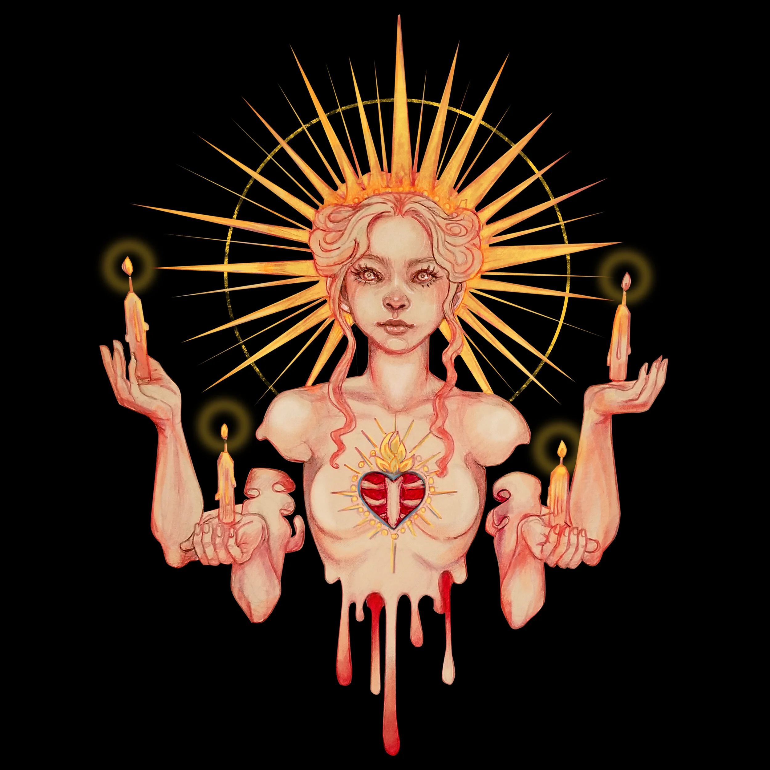 Colored Pencil & Digital