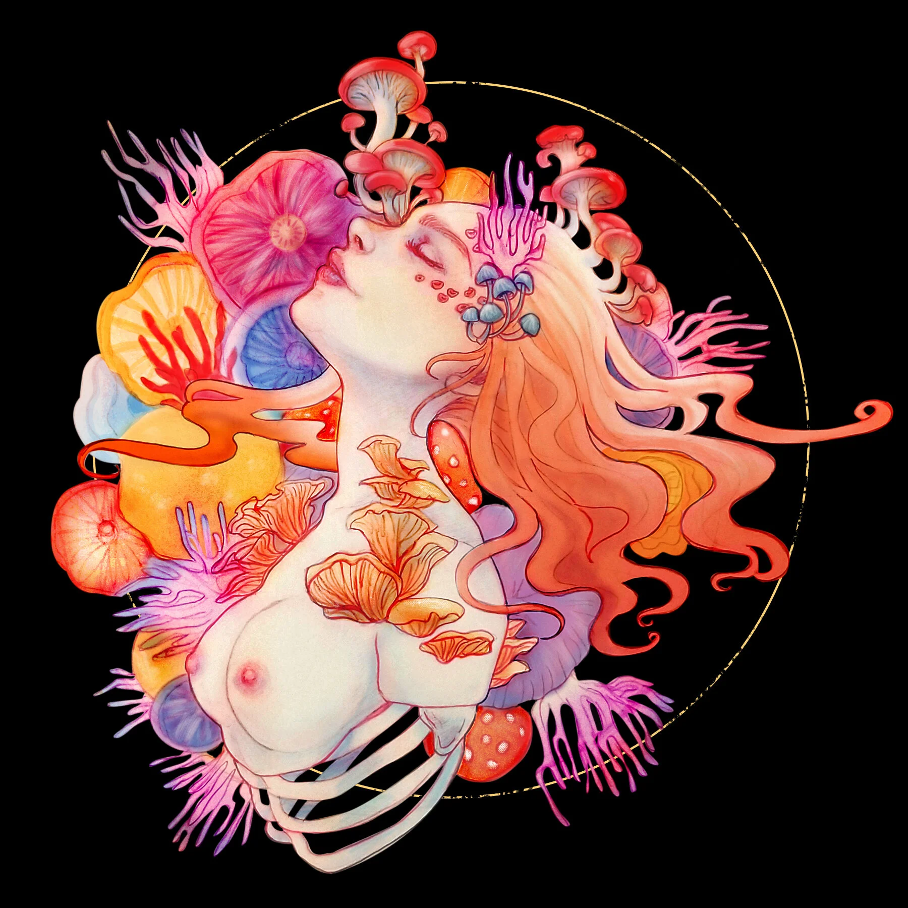 Colored Pencil & Digital