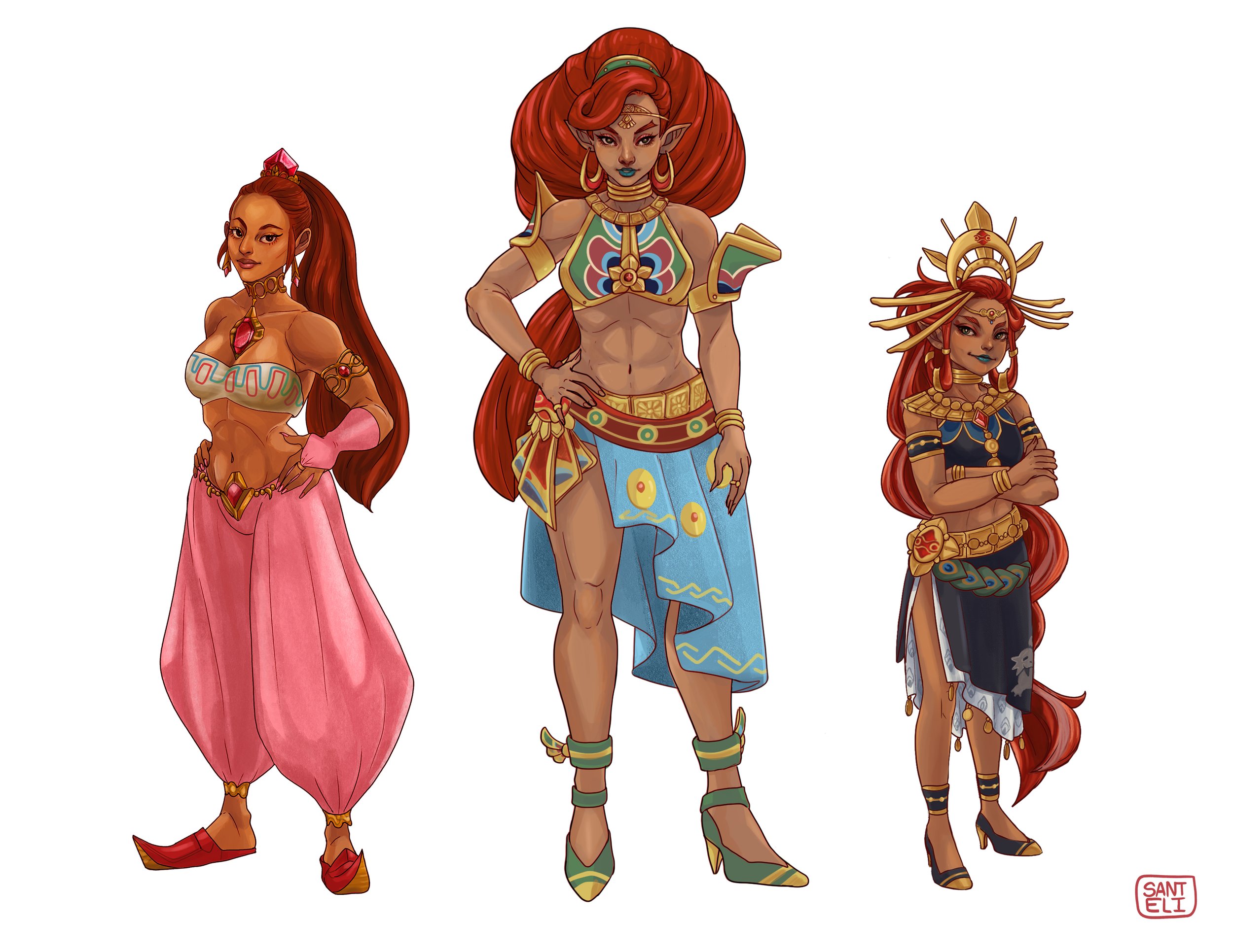 Legend of Zelda - Gerudo Characters