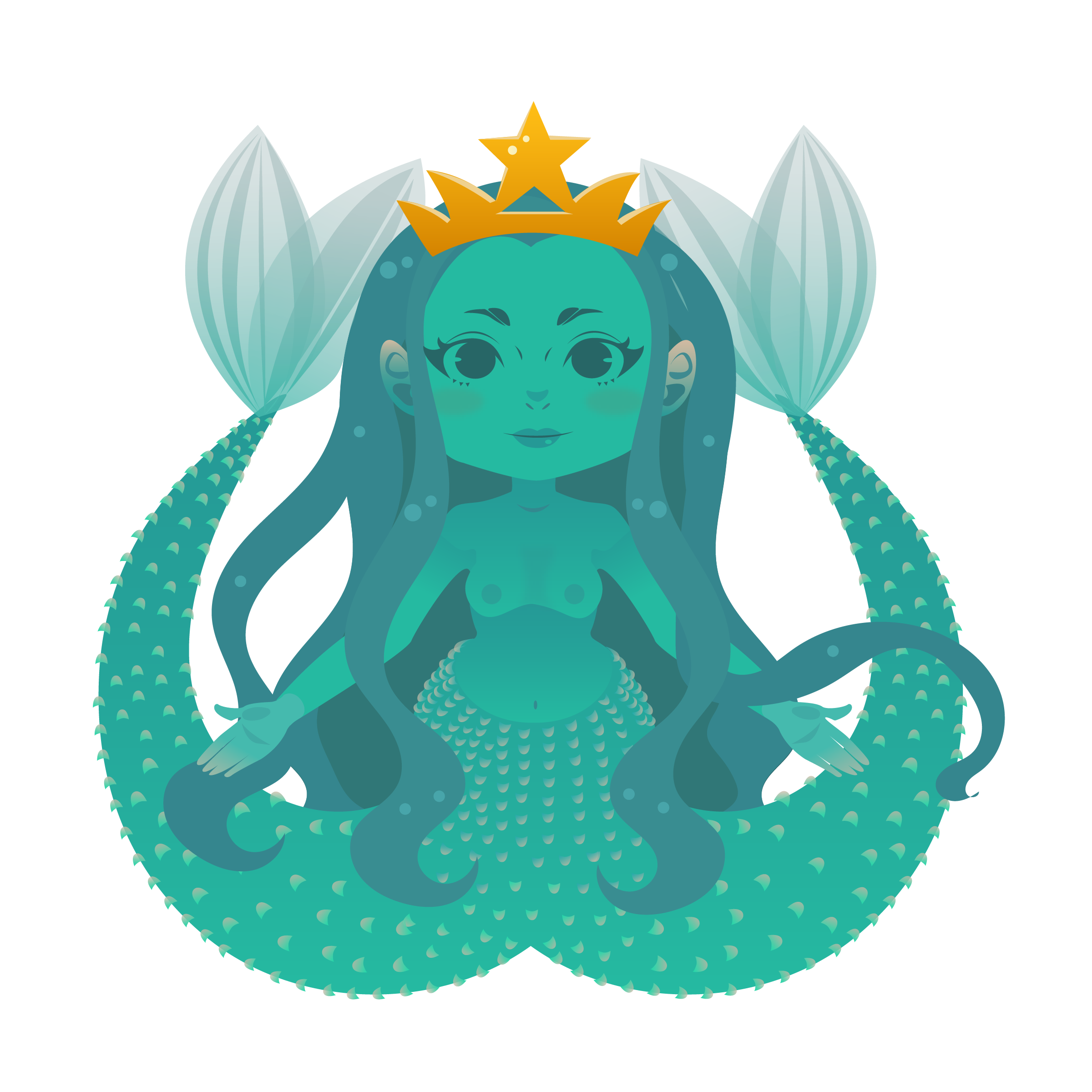 Starbucks Mermaid - Fanart