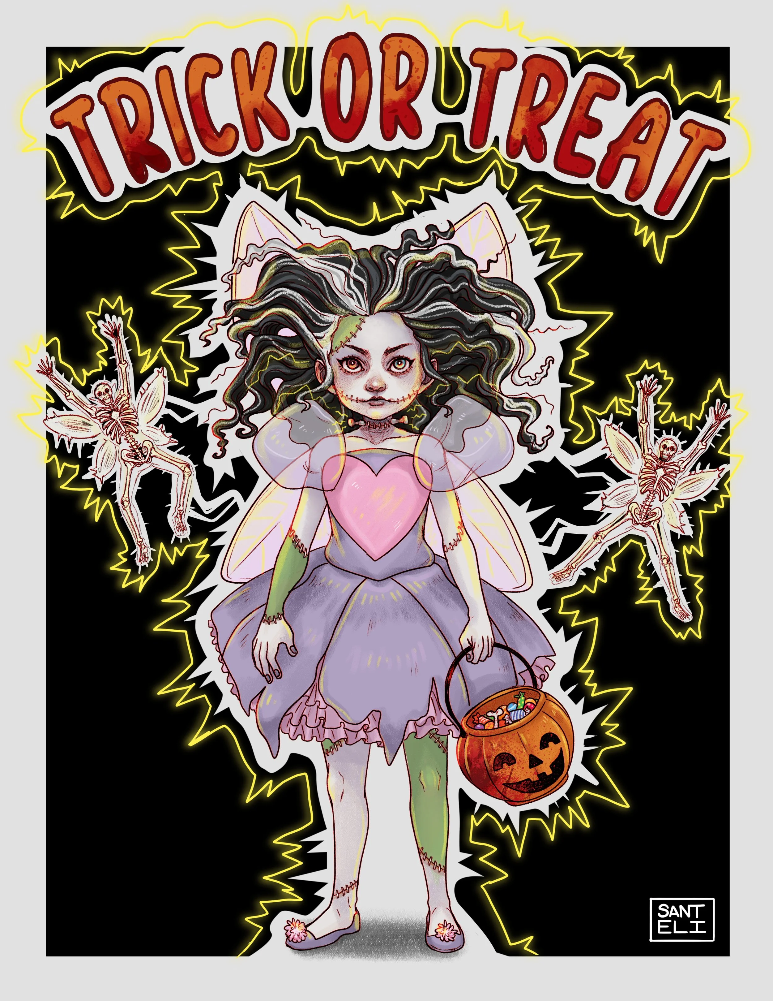 Original Trick or Treat Character - Franken Fairy