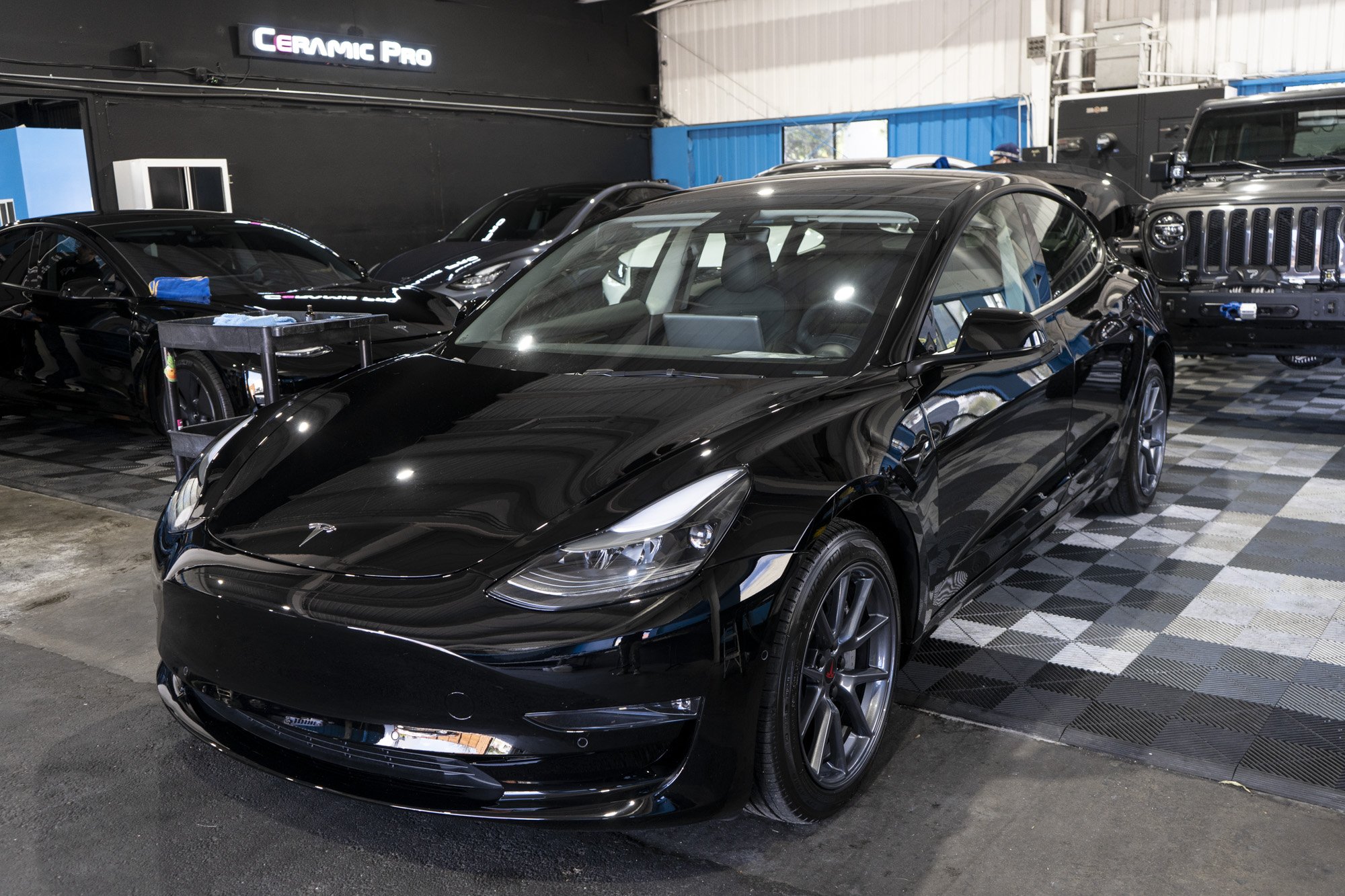 Tesla Paint Correction Orange County and Los Angeles area near you