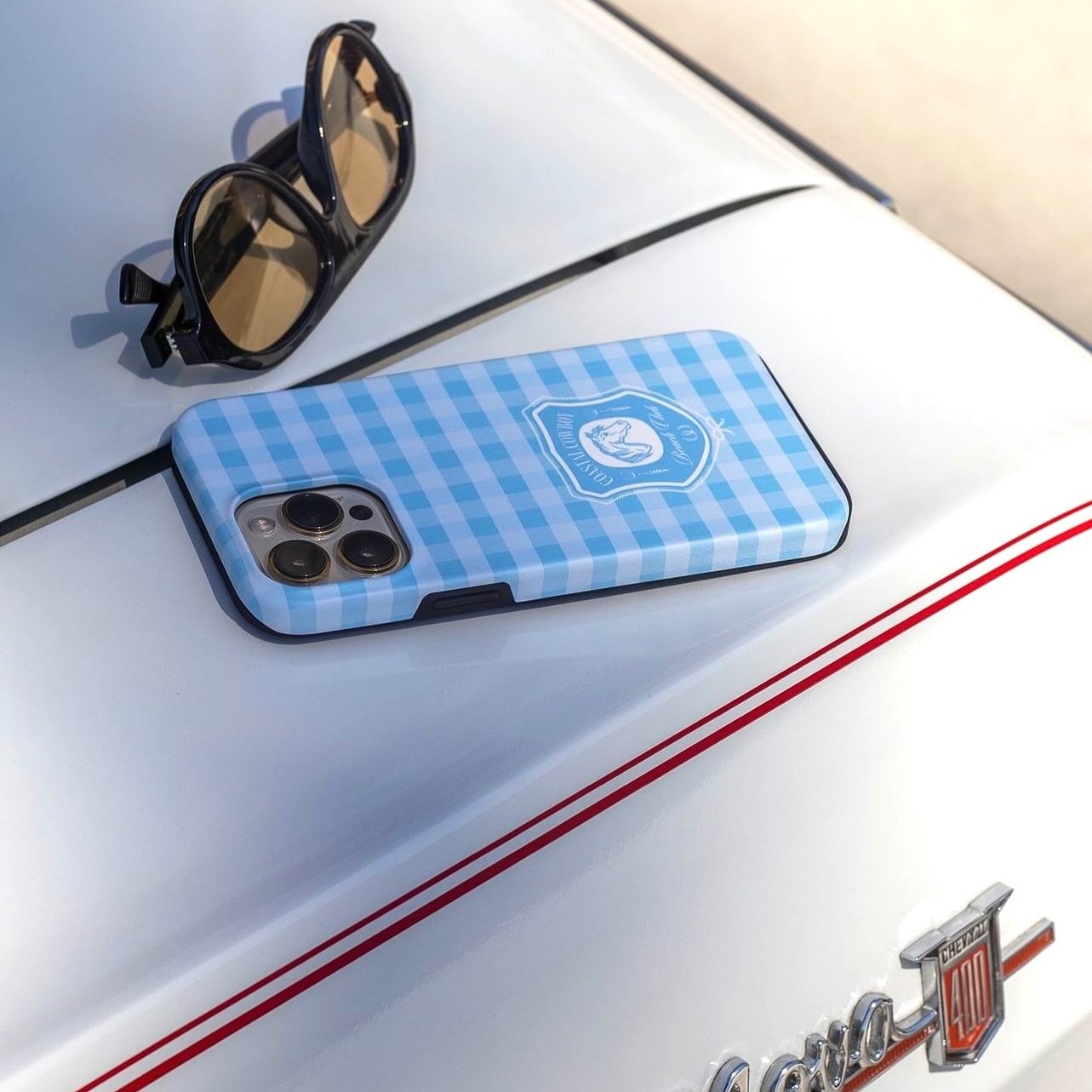 Make a statement with your phone case!🐚📱 Check out our client @shopcoastalcowboy collection of unique designs to elevate your phone game! #GALMEDIA