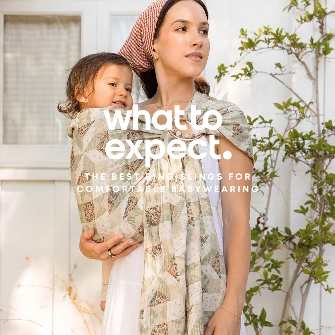 The @Wildbird Ring Sling was named Best Overall Ring Sling by What to Expect 🏆 Loved for comfort, style, and ease!

#GalMedia