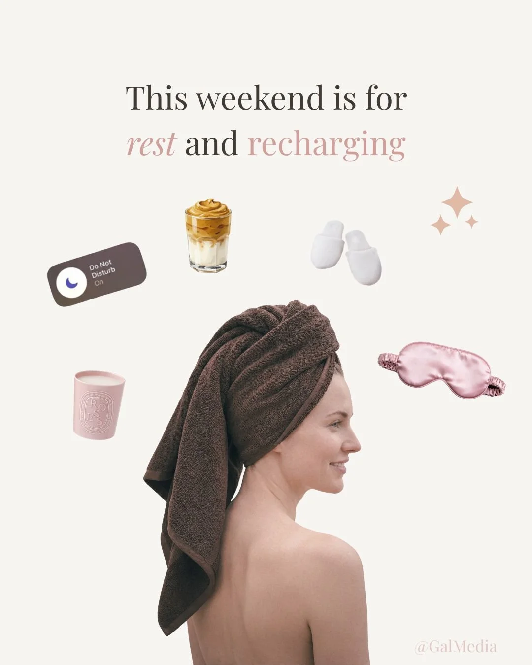 Out of office for the weekend ✨ 
Resetting and recharging for what&rsquo;s next!

#GalMedia