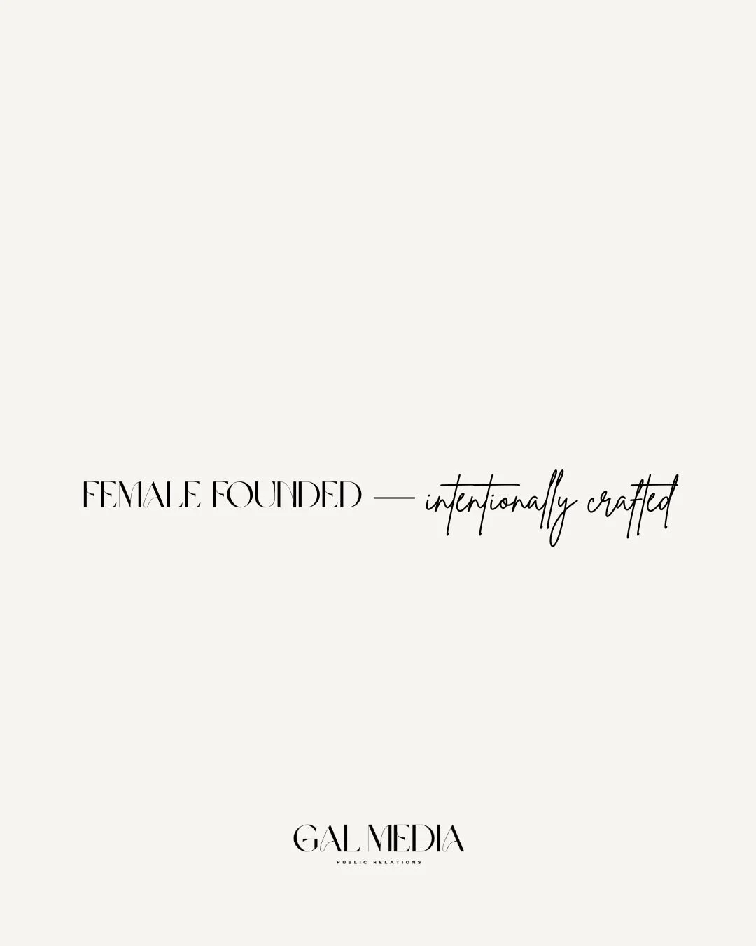 Female founded, female led, and built with intention 🩷 We are proud to partner with brands that are shaping industries, telling meaningful stories, and redefining what success looks like!

#GalMedia #PRAgency #PR