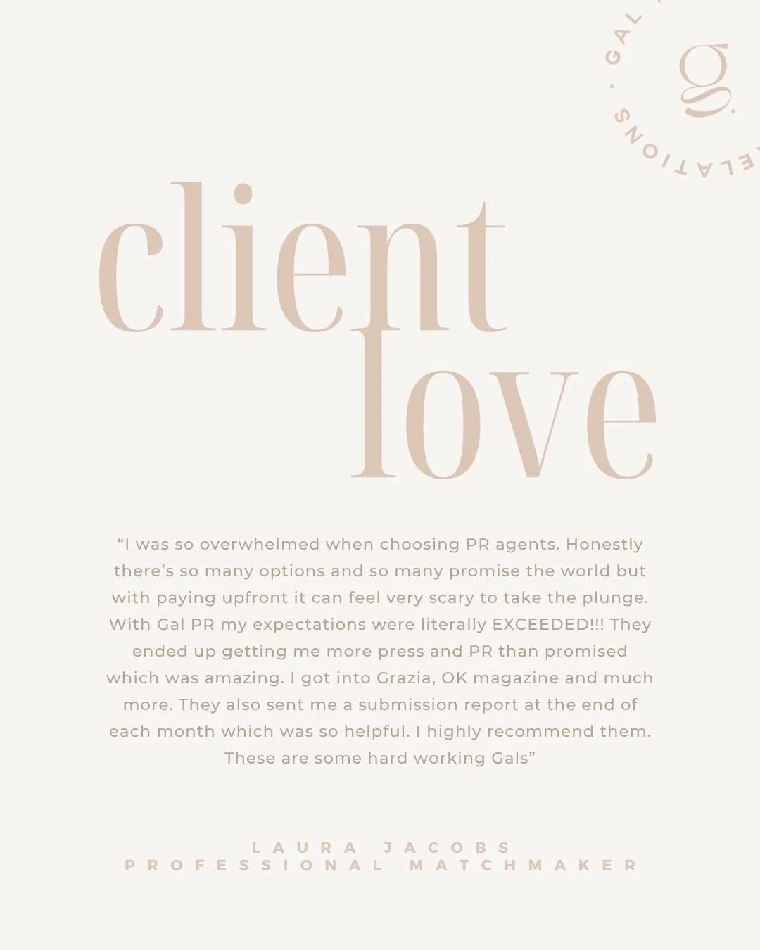 Proof that the right PR changes everything 🤍 Grateful for clients who trust us with their vision and even more grateful to deliver beyond expectations!

Ready to get seen? Let&rsquo;s make it happen. Message us to get started ✨

#GalMedia