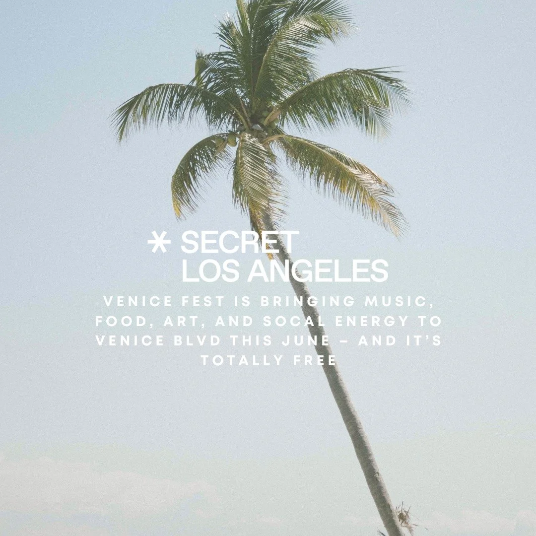 The Venice Fest is back! 🎉

Recognized by @Secret.LosAngeles as one of LA's most anticipated community celebrations, @TheVeniceFest returns on June 20th for a day of local art, live music, small businesses, food vendors, and the vibrant culture that
