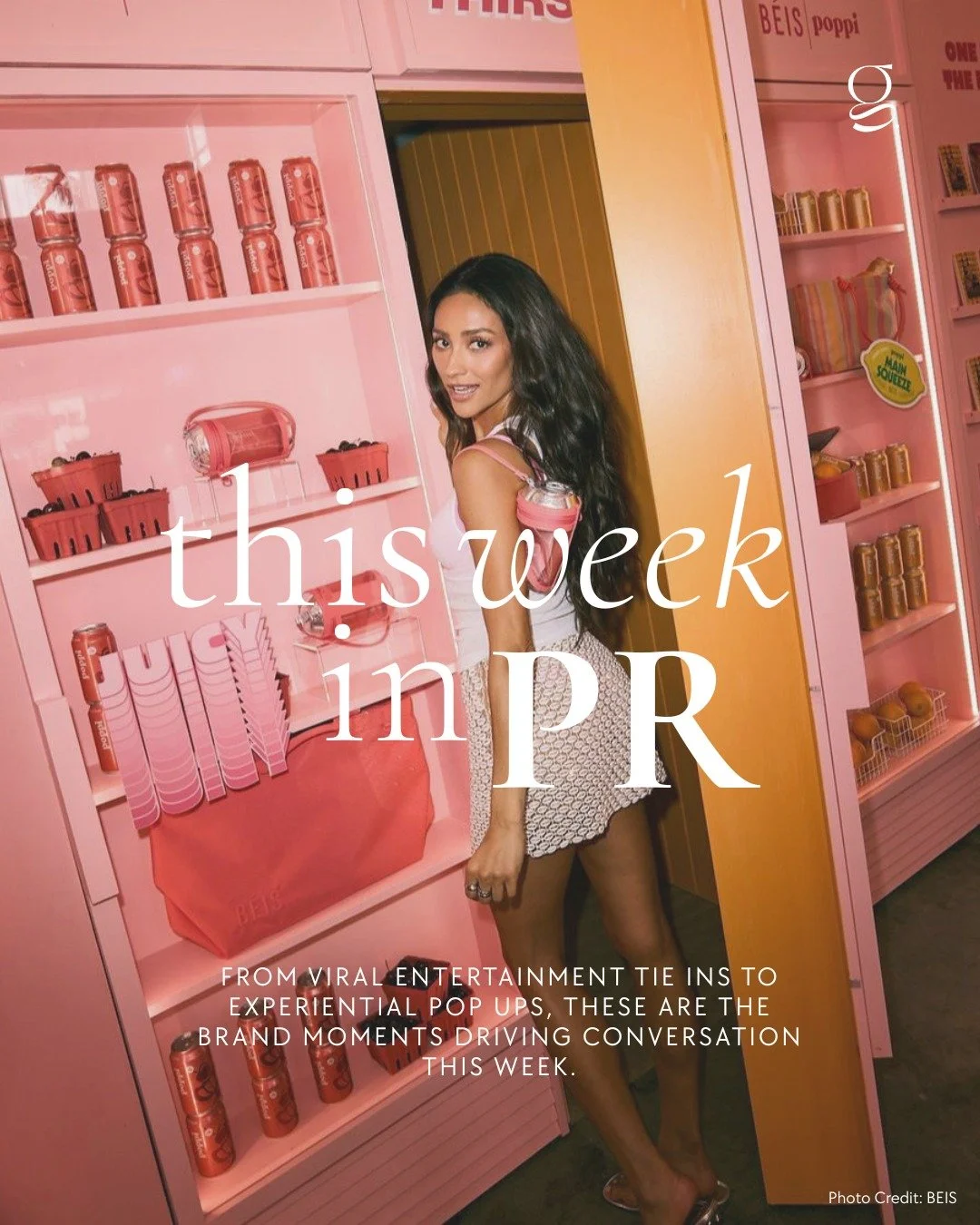 This week in PR proved that the most successful brands aren&rsquo;t just marketing products, they&rsquo;re creating moments. From creator partnerships and entertainment integrations to immersive pop ups, brands like Mugler, Liquid I.V., Poppi, Beis, 
