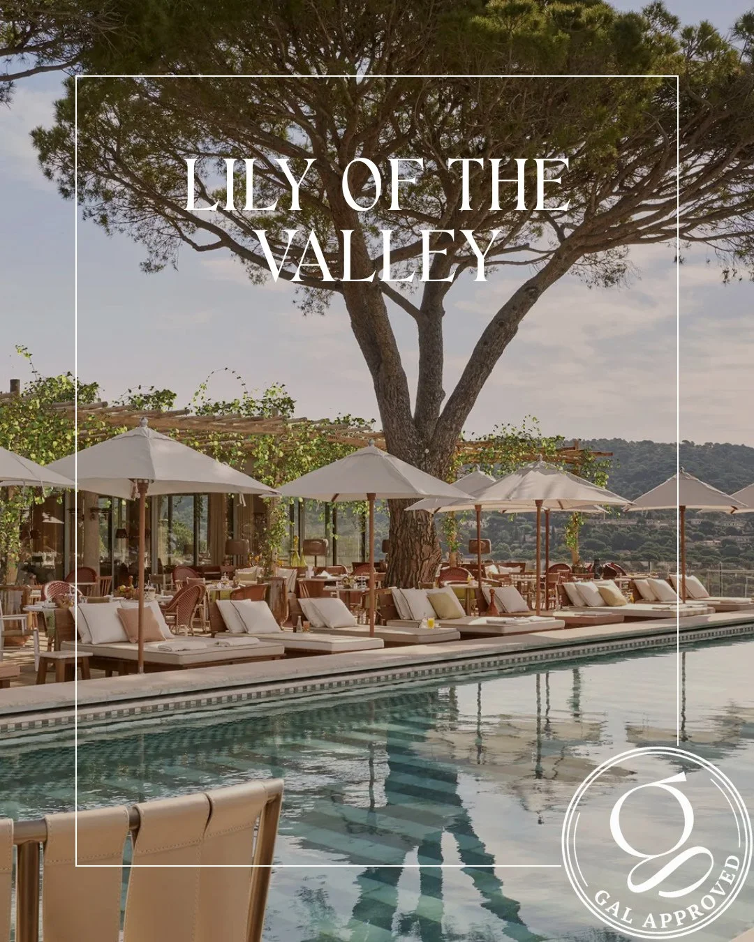 GAL APPROVED | LILY OF THE VALLEY, ST. TROPEZ⁠
⁠
Where Riviera luxury meets world-class wellness.⁠
⁠
Perched above the Mediterranean, @lilyofthevalleyhotel redefines the modern luxury retreat with thoughtful interiors, personalized wellness programs,