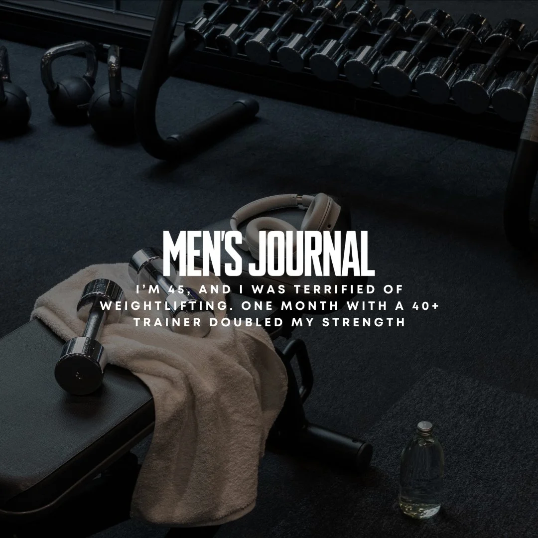 A full before and after feature in @MensJournal puts @TheGymVenice in the spotlight, documenting editor @brentdangerrose's experience with the gym's personalized training approach and its focus on helping adults 40+ build strength for long-term healt