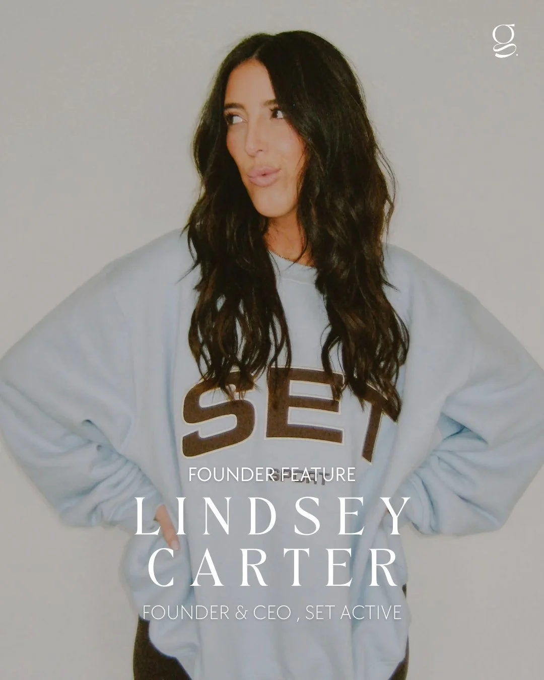 FOUNDER FEATURE | LINDSEY CARTER⁠
⁠
Meet @LindseyCarter, founder and CEO of @SETActive.⁠
⁠
What started as a vision to create elevated, versatile activewear has grown into one of the leading names in athleisure. Since launching SET Active in 2018, Li