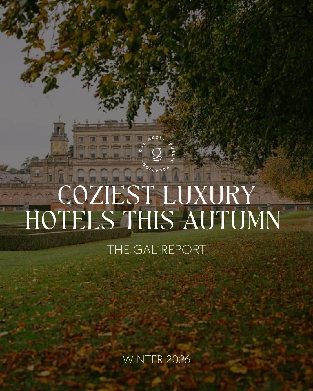 GAL REPORT | COZIEST LUXURY HOTELS THIS AUTUMN 🍂⁠
⁠
As the seasons shift, there&rsquo;s something undeniably inviting about a stay that makes you want to slow down, settle in, and stay awhile. From fireside retreats in the mountains to storied Engli