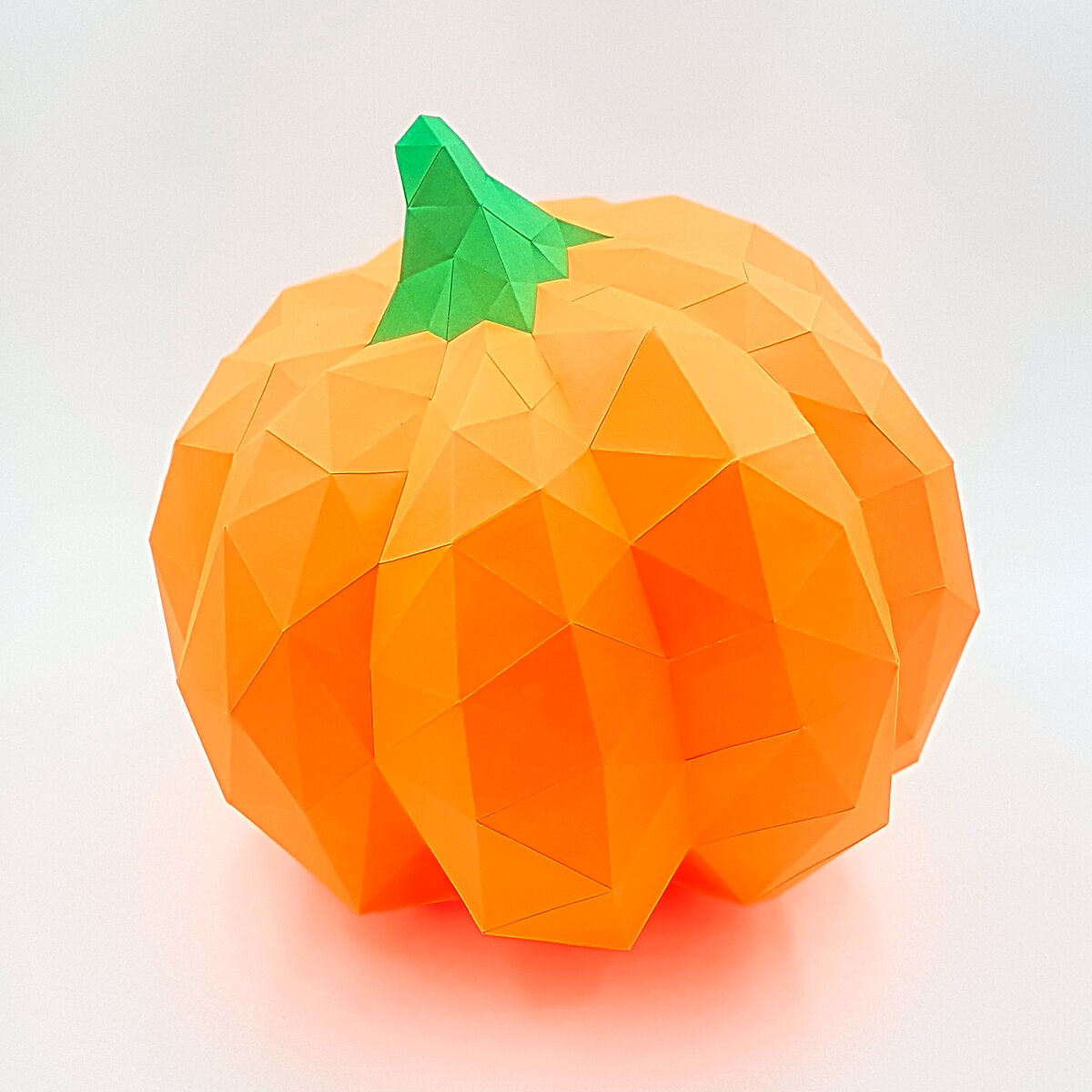 A Plump Paper Pumpkin