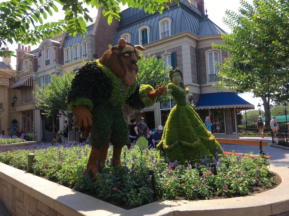 disney world - epcot beauty and the beast topiary.jpeg