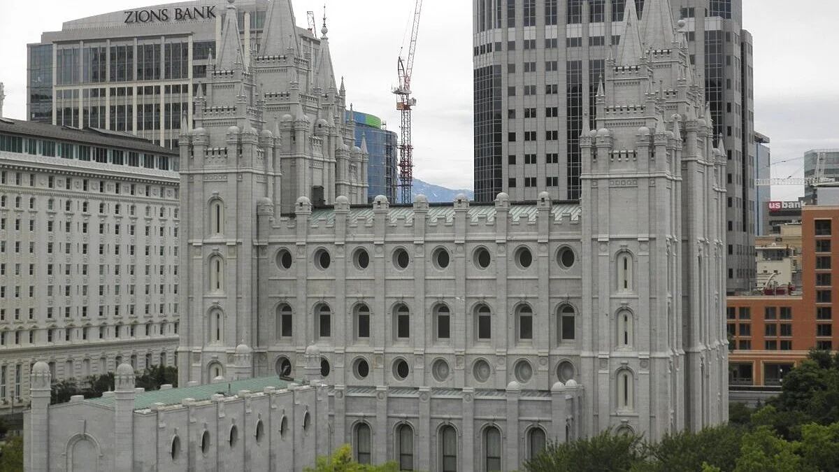 Salt Lake Temple - Temple Square in downtown Salt Lake City, Utah