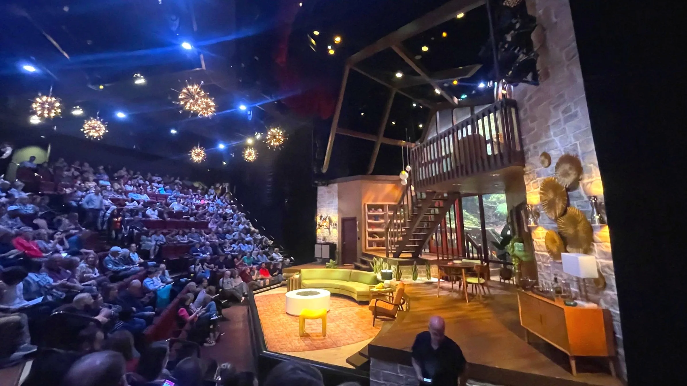 The stage is set at Hale Center Theatre near Salt Lake City, Utah