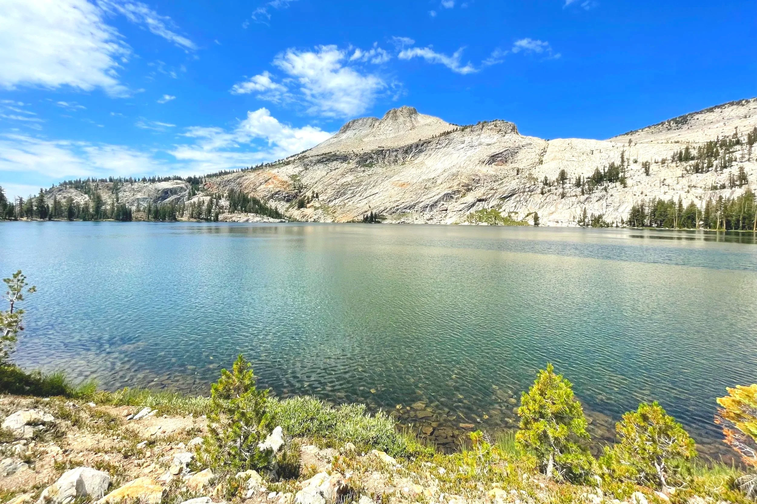 Elizabeth Lake in Yosemite, one of the best day hikes
