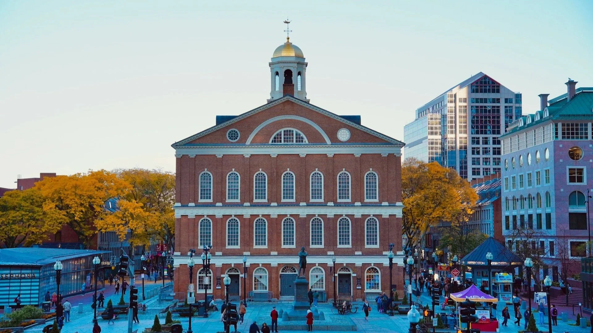Faneuil Hall in Boston, MA