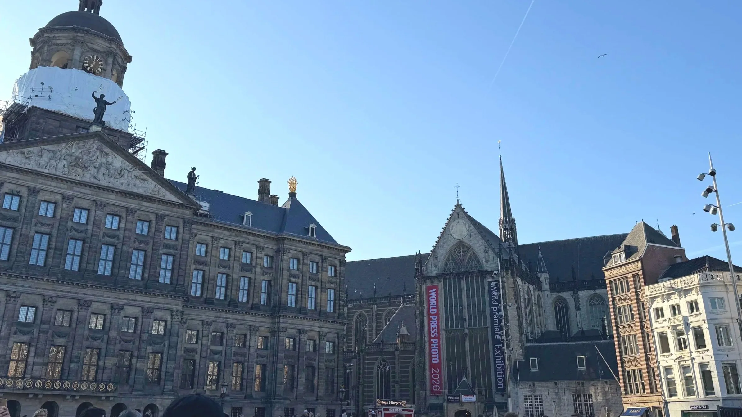 The palace in Amsterdam is a museum