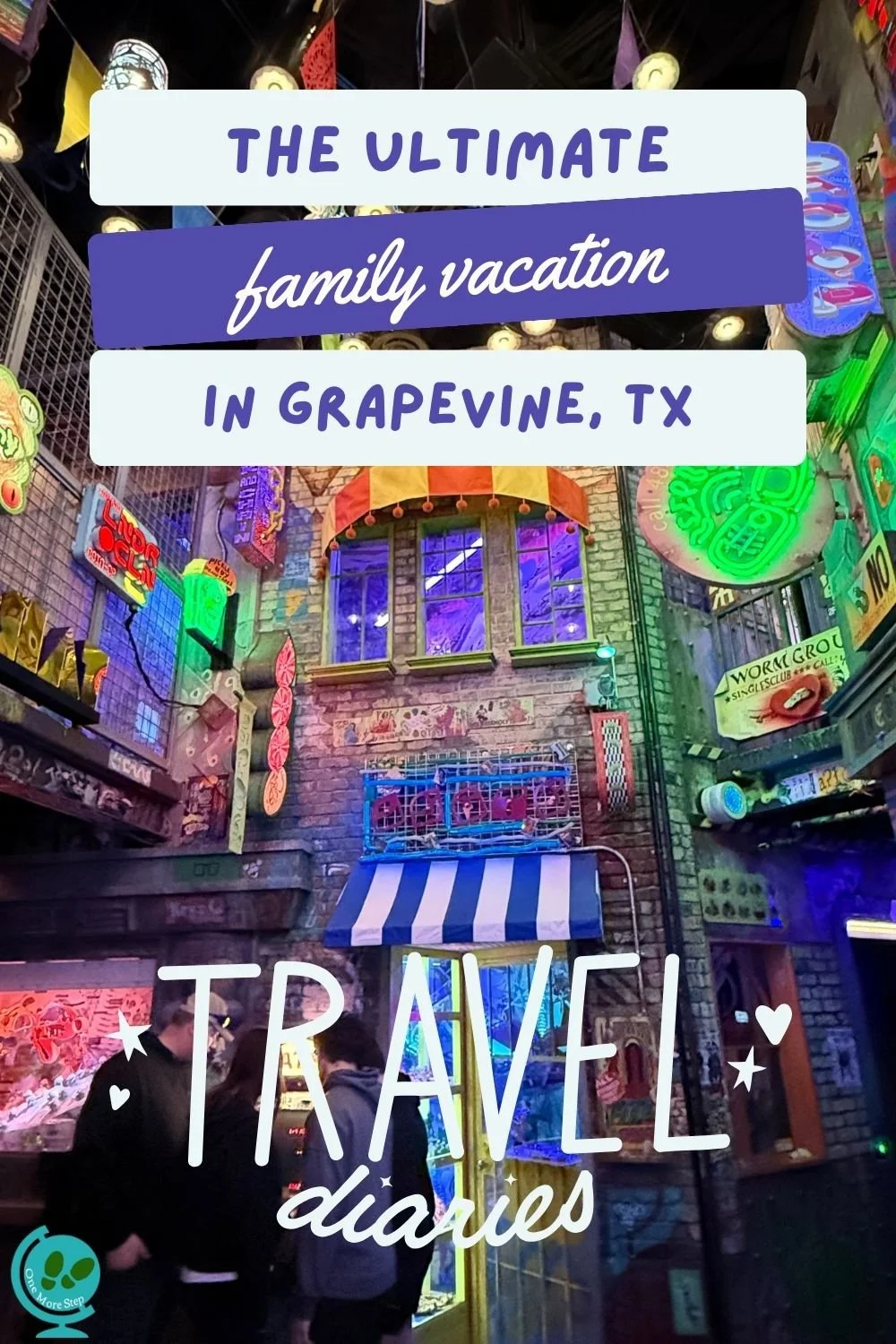Meow Wolf Japanese alleyway in Grapevine Texas.