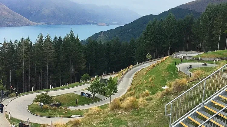 Skyline Luge in Queenstown, New Zealand
