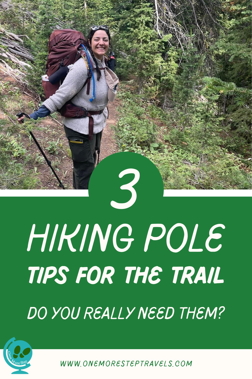 Poster for trekking pole tips
