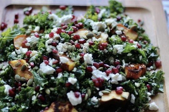 Autumn Kale Salad