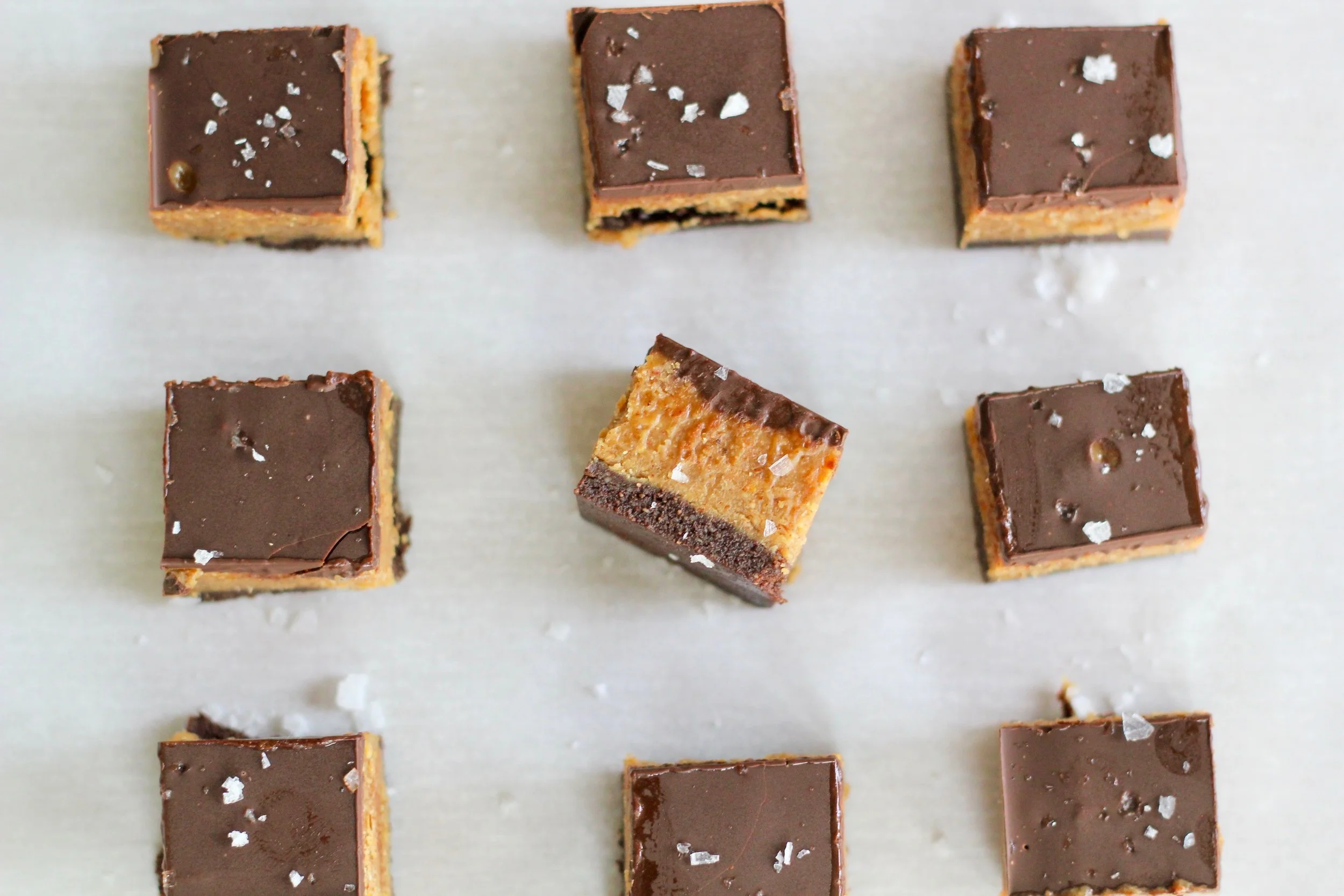 Salted Almond Butter Squares