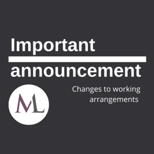 Changes to working arrangements due to COVID-19