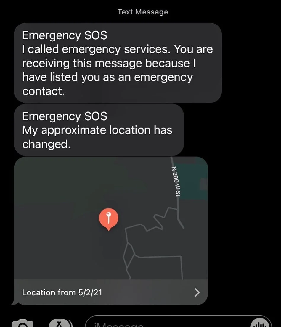 Austin’s phone sent me some texts messages while on cannibal @lagoonpark I guess he was dying? 😂