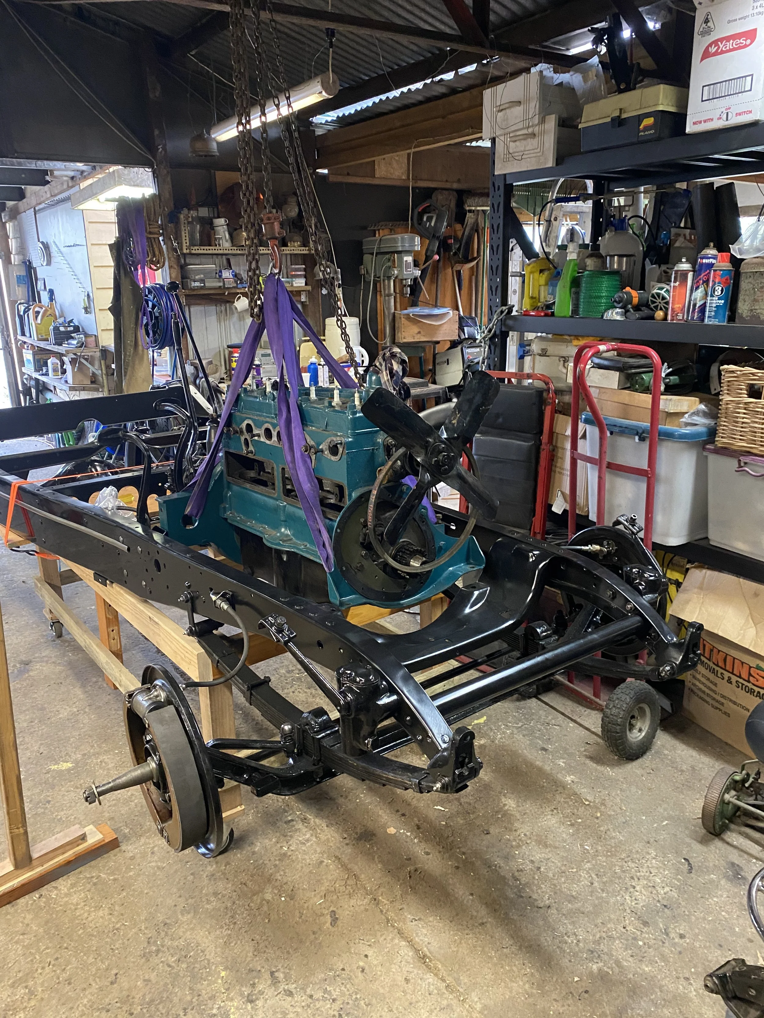 21 - engine going back in.JPG