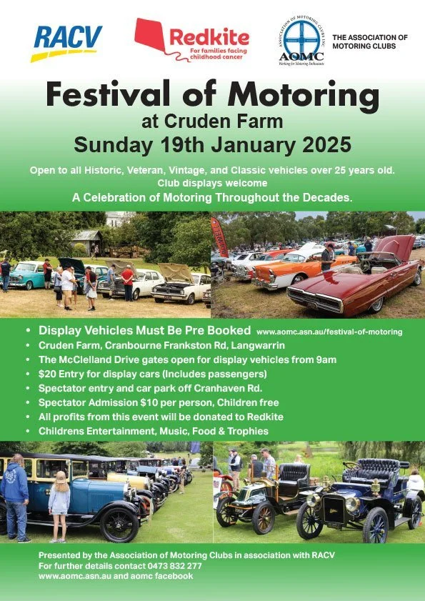 AOMC Festival of Motoring - Cruden Farm