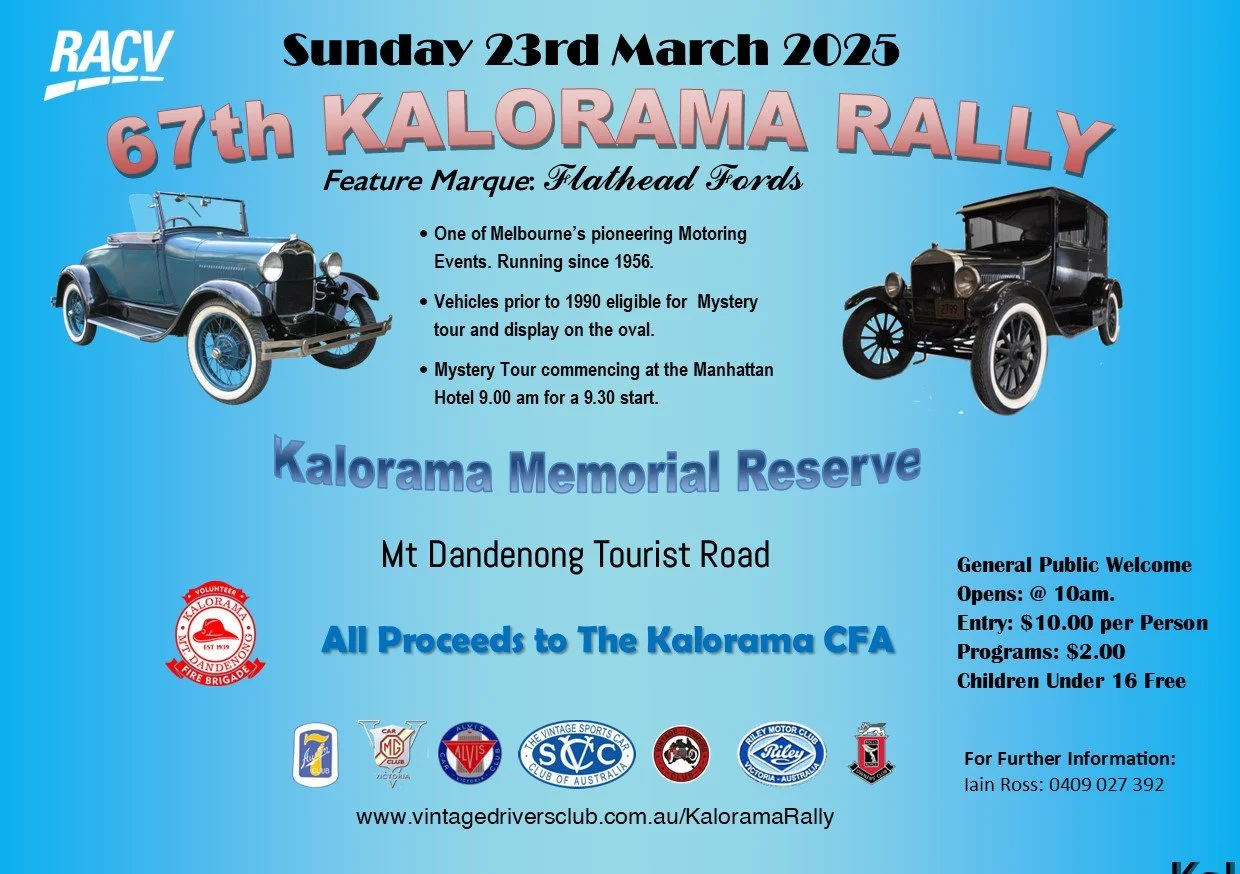 Kalorama Rally 2025 — Vintage Drivers Club