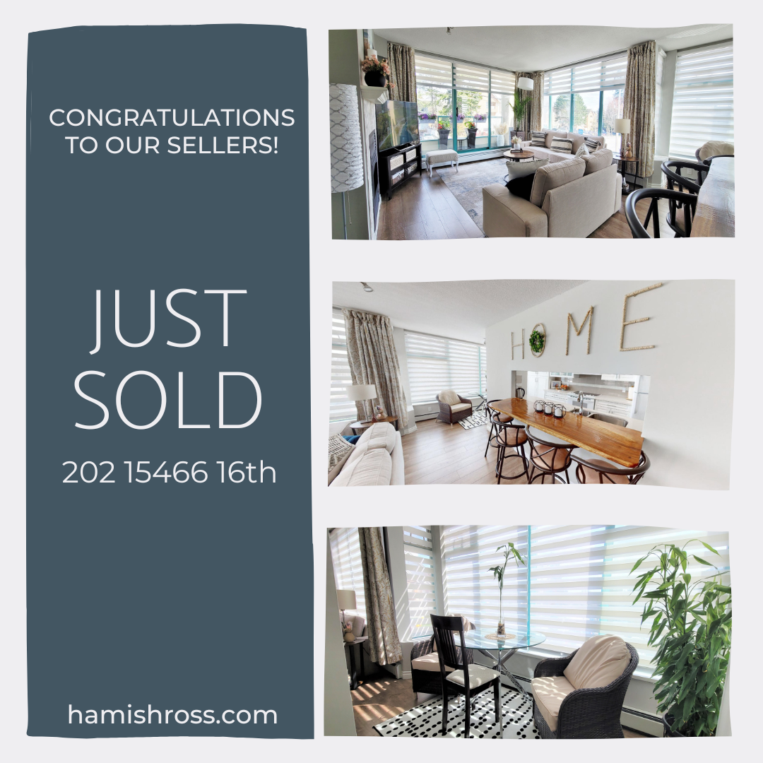 Congratulations to Our Sellers