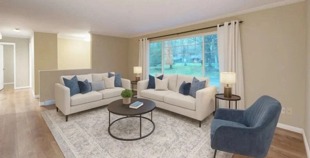 living room of 1550 kent street, white rock. | Hamish Ross - white rock real estate