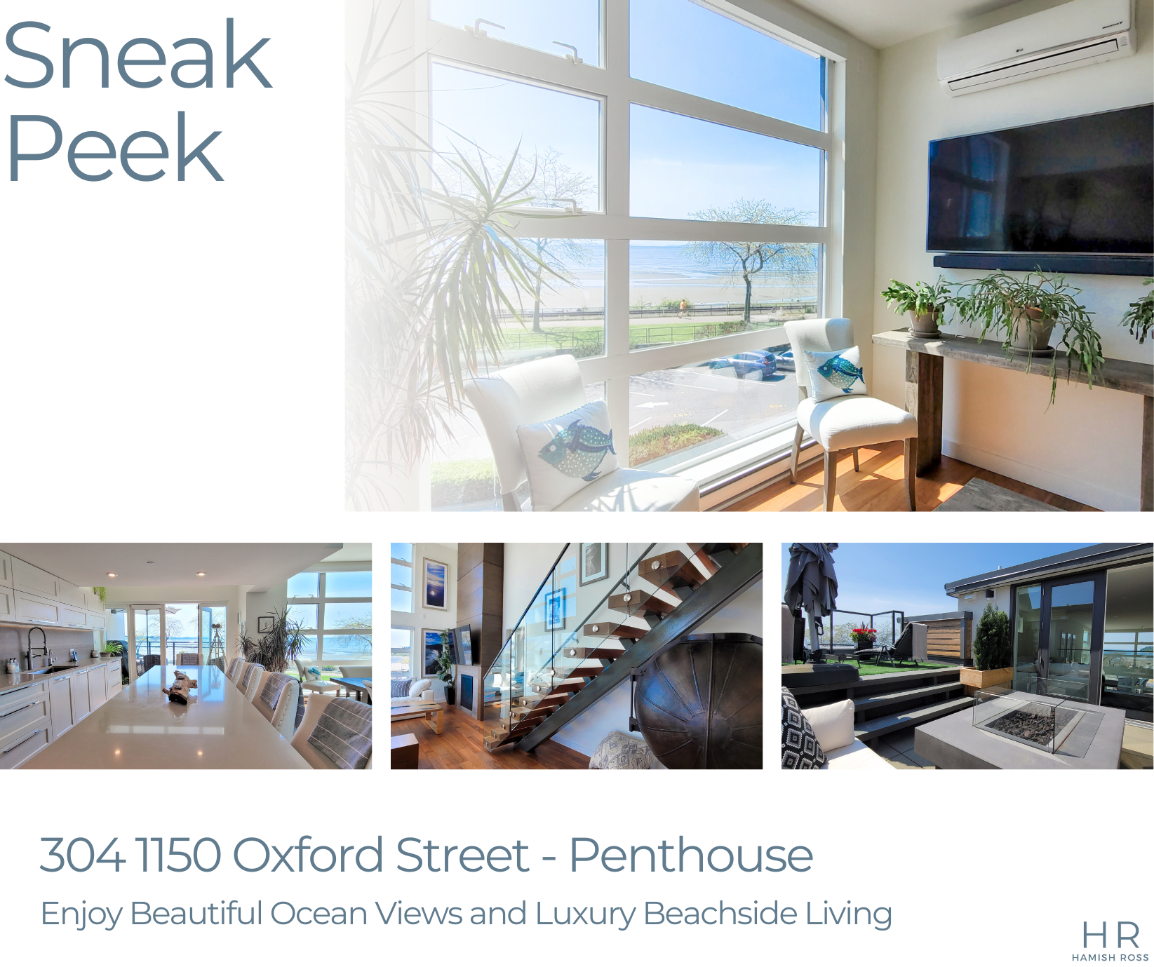 Exclusive Sneak Peek: Luxurious Beachfront Penthouse Loft in White Rock