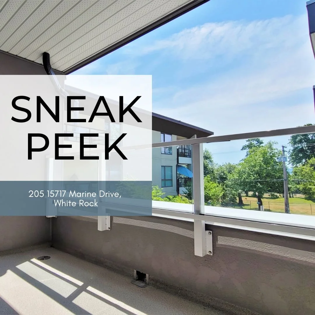 Sneak Peek! Bright &amp; Open White Rock Condo Across From the Park at East Beach
