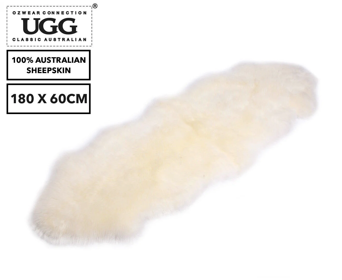 Ozwear Full Size Sheepskin Rug