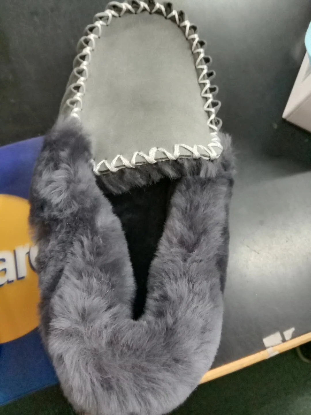 *Artemis UGG Moccasin Slipper Grey