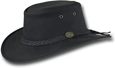Barmah Hat Foldaway Bronco Black