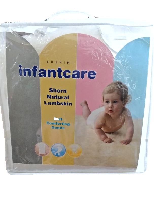 Auskin Infrantcare Sheepskin Rug-Chestnut