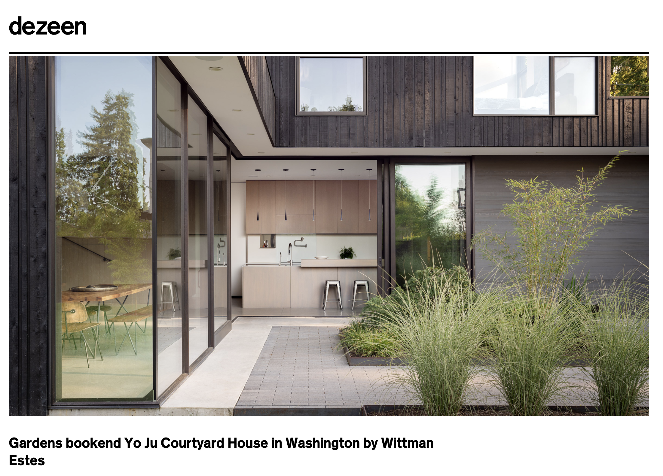 Wittman Estes - Capitol Hill Courtyard Garden Focused on