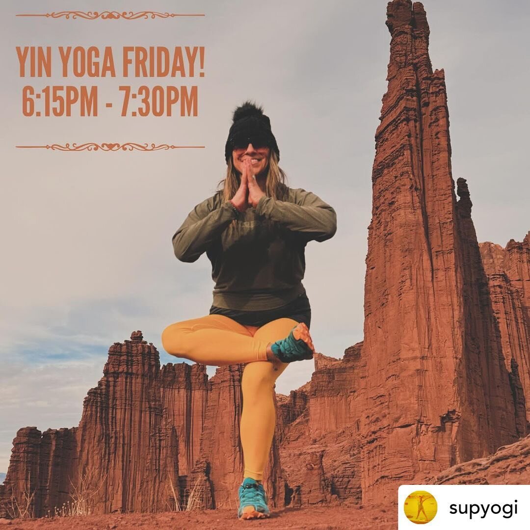 Repost &bull; @supyogi Hi friends. It&rsquo;s Yin Yoga Friday @yogavstudio. Class is back to the normal drop-in rate but there are several punch card and monthly membership options for discounted rates. Yin Yoga is a great practice to unwind from the